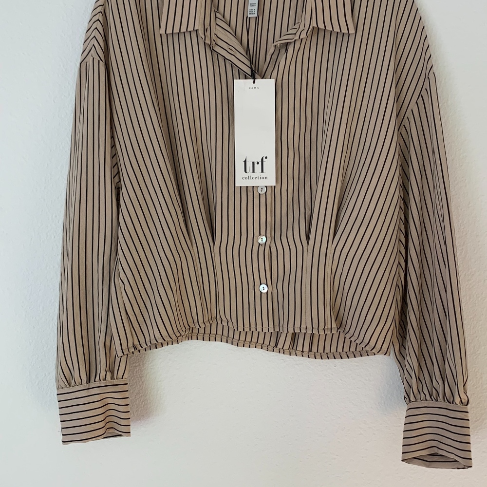 ZARA Striped Blouse / Top